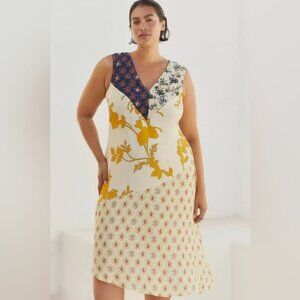 NWT Size 2X  Plenty by Tracy Reese Sleeveless Asymmetrical Midi Dress